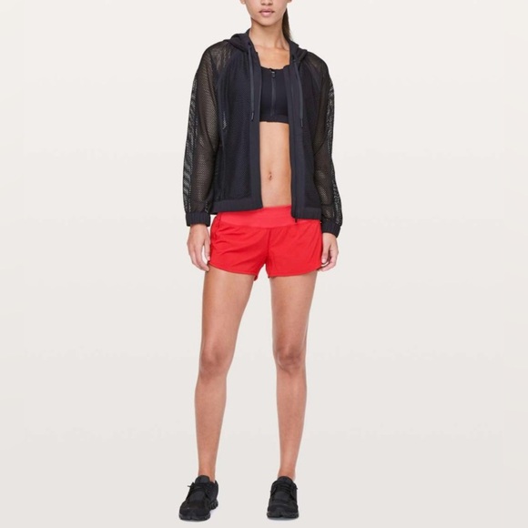 Lululemon Speed Up Shorts 2.5” Flamenco Red Size 6 Retired Edition Swift Fabric - Picture 3 of 9